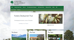 Desktop Screenshot of forestry-trust.org