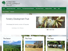 Tablet Screenshot of forestry-trust.org